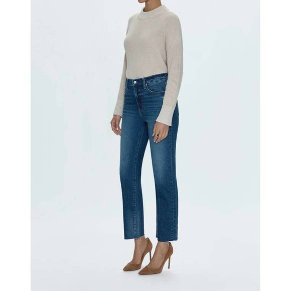 NEW PISTOLA charlie high rise classic straight jean in forum vintage